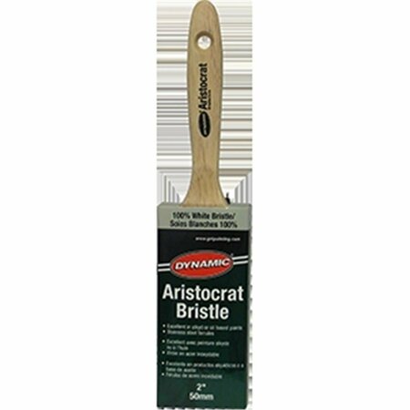 BEAUTYBLADE HB198105 2 in. Aristocrat Flat White Bristle Brush BE3573924